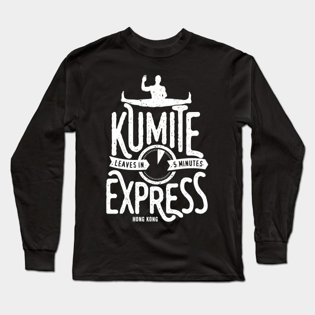 Kumite Express Long Sleeve T-Shirt by visualcraftsman